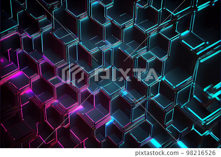 futuristic hologram background. Minimalist Holographic Fluid Wallpaper. futuristic hologram background. Minimalist Holographic Fluid Wallpaper. 98216526