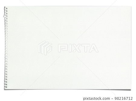 撕破的風景寫生簿的一頁，陰影切口 98216712