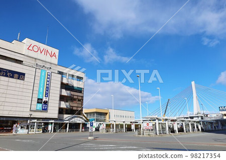 Rotary in front of JR Aomori Station Rotary in front of JR Aomori Station 98217354