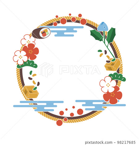 Setsubun decoration frame Setsubun decoration frame 98217685