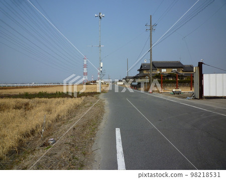 Aichi prefecture Tobishima village scenery 98218531