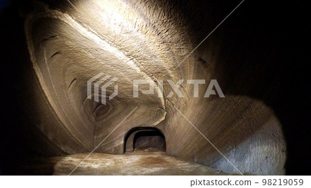 Inside the Akayama underground bunker site in Tateyama Inside the Akayama underground bunker site in Tateyama 98219059