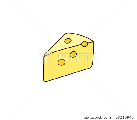 Piece of cheese, dairy and milk product, logo design. Food and meal, cheese factory and dairy farm, vector design and illustration Piece of cheese, dairy and milk product, logo design. Food and meal, cheese factory and dairy farm, vector design and illustration 98219946