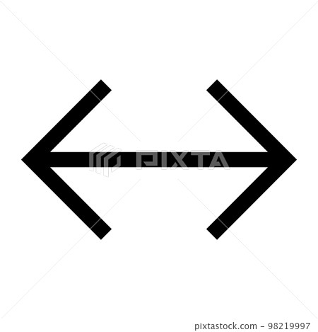Resize icon line isolated on white background. Black flat thin icon on modern outline style. Linear symbol and editable stroke. Simple and pixel perfect stroke vector illustration Resize icon line isolated on white background. Black flat thin icon on modern outline style. Linear symbol and editable stroke. Simple and pixel perfect stroke vector illustration 98219997