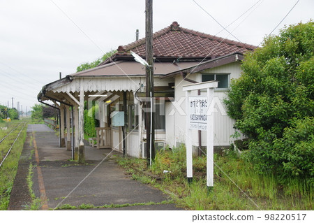 Kominato Railway Kazusa-Yamada Station platform Kominato Railway Kazusa-Yamada Station platform 98220517