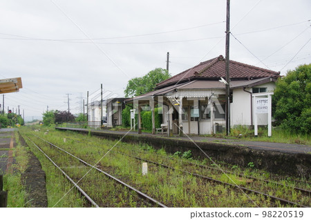 Kominato Railway Kazusa-Yamada Station platform Kominato Railway Kazusa-Yamada Station platform 98220519