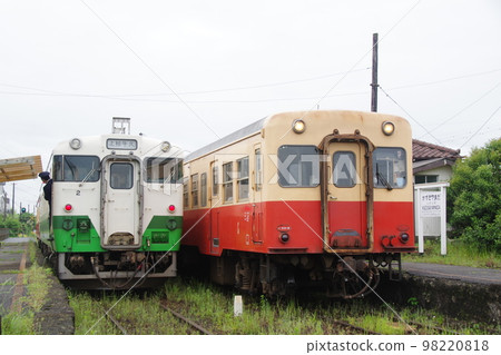 Kominato Railway Kazusa-Yamada Station Train Exchange 98220818