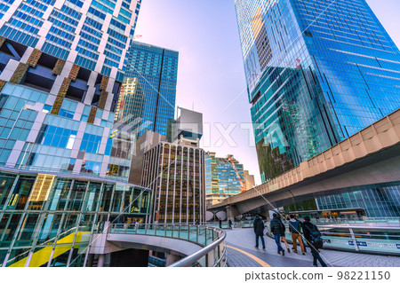 Tokyo cityscape in Japan Sakuragaoka redevelopment, Shibuya Stream, Shibuya Scramble Square, Shibuya Fukuras 98221150