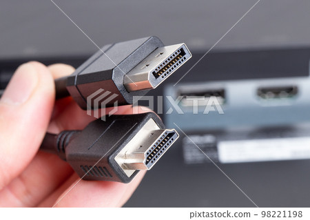顯示器連接端子(HDMI 和 DisplayPort) 顯示器連接端子(HDMI 和 DisplayPort) 98221198