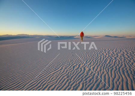 Hike in White sand Hike in White sand 98225456