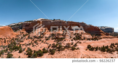 Aerial view of the Arches National Park in Arizona, USA. Amazing rock formation - The Wave. Parya Canyon Vermillion Cliffs, Coyote Buttes Wilderness Aerial view of the Arches National Park in Arizona, USA. Amazing rock formation - The Wave. Parya Canyon Vermillion Cliffs, Coyote Buttes Wilderness 98226237