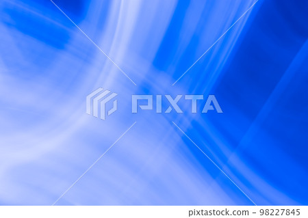 Abstraction of white waves of tench on a blue background 98227845