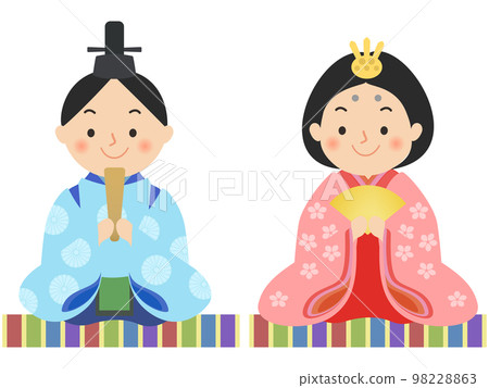 Hina Dolls Hinamatsuri 桃節 98228863