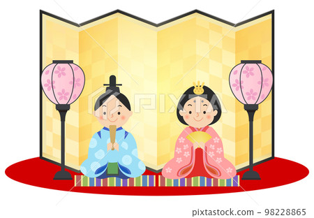 Hina Dolls Hinamatsuri 桃節 98228865