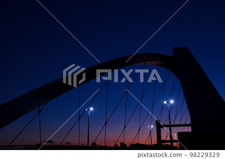 夕陽下的辰巳新橋 夕陽下的辰巳新橋 98229329