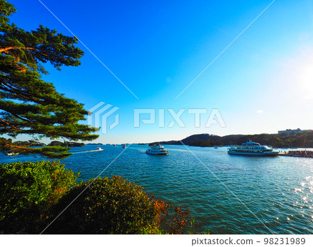 松島跳島觀光船，日本三大名勝之一 98231989