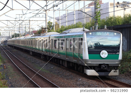 [JA] Saikyo Line E233 series train (150th anniversary of railway opening) 98231990