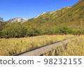 Autumn leaves Tsugaike nature park 98232155