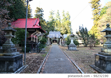 埼玉縣比岐郡小川町的發電地八幡神社 98232190