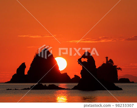 Shizuoka Nishi Izu _ Otako coastal sunset 98233307
