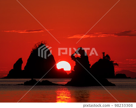 靜岡西伊豆_太子海岸日落 靜岡西伊豆_太子海岸日落 98233308