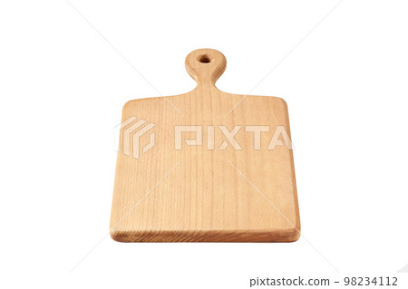 wooden cutting board isolated on white background. wooden cutting board isolated on white background. 98234112
