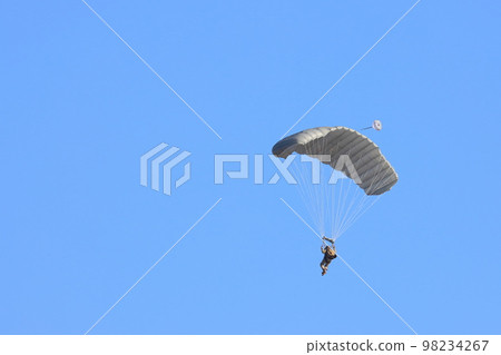 降落傘空降離島奪回演習特種兵空降 98234267