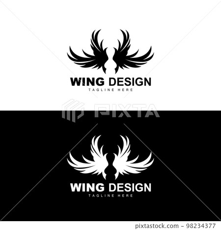Wings Logo, Phoenix Logo, Bird Wing Vector, Template Illustration, Wing Brand Design Wings Logo, Phoenix Logo, Bird Wing Vector, Template Illustration, Wing Brand Design 98234377