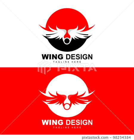 Wings Logo, Phoenix Logo, Bird Wing Vector, Template Illustration, Wing Brand Design Wings Logo, Phoenix Logo, Bird Wing Vector, Template Illustration, Wing Brand Design 98234384