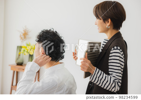 美髮沙龍圖像 美髮沙龍圖像 98234599