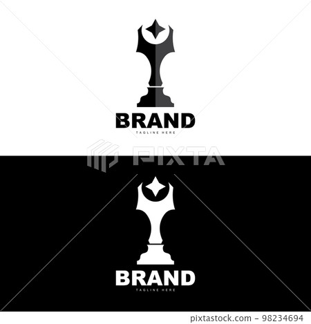 Trophy Logo Design, Award Winner Championship Trophy Vector, Success Brand Trophy Logo Design, Award Winner Championship Trophy Vector, Success Brand 98234694