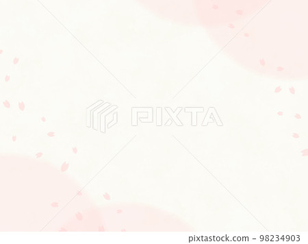 Cherry blossom pattern Japanese paper watercolor texture background material Cherry blossom pattern Japanese paper watercolor texture background material 98234903