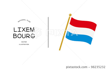 Luxembourg flag icon vector illustration Luxembourg flag icon vector illustration 98235232