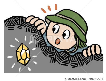 發現寶石的人的插圖 98235511