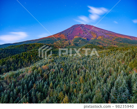 富士山_紅葉與富士山絕景 98235940