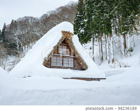 Toyama_Heavy Snow Gokayama Gassho Village 98236189