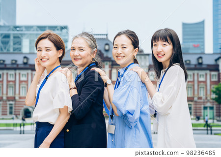 business people of different generations business people of different generations 98236485