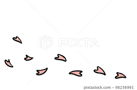 Adult chic cherry blossom petal line material (colored) Adult chic cherry blossom petal line material (colored) 98236991