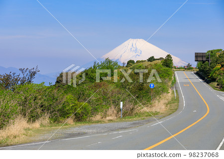 Shizuoka_Superb view of Mt.Fuji from Izu Skyline 98237068