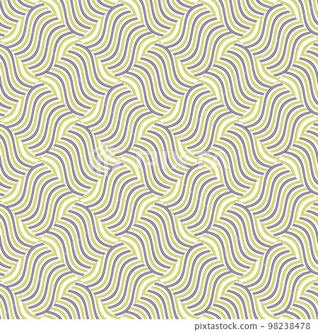 瓷磚排列的圖案、變形條紋的重複圖案、砌體的背景圖、交叉條紋圖案 98238478