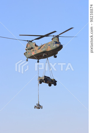 直升機吊運車輛 離島收復演習 離島防禦演習 98238874