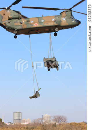 直升機吊運車輛 離島收復演習 離島防禦演習 98238876
