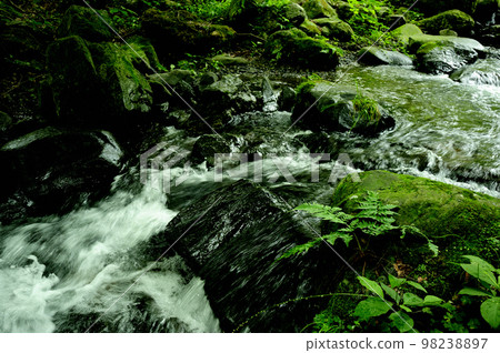 Stream water flow Stream water flow 98238897