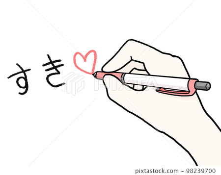 一隻畫我喜歡的字的手（白手） 98239700