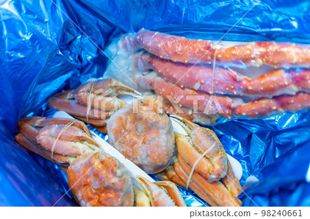 Seafood: Frozen King Crab and Snow Crab 98240661