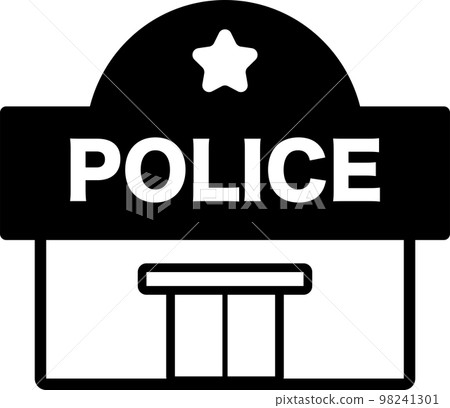 Police box simple illustration icon 98241301