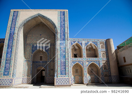 Ensemble of Kosh Madrasah Modarikhon Madrasah in Bukhara in Uzbekistan. Ensemble of Kosh Madrasah Modarikhon Madrasah in Bukhara in Uzbekistan. 98241690