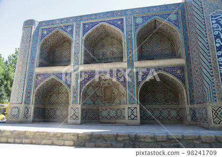 Madrasah Nodir Divan-Begi in the Lyabi-Khauz ensemble in Bukhara in Uzbekistan. 05.05.2019 98241709
