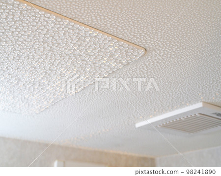 Water droplets on the bathroom ceiling Water droplets on the bathroom ceiling 98241890