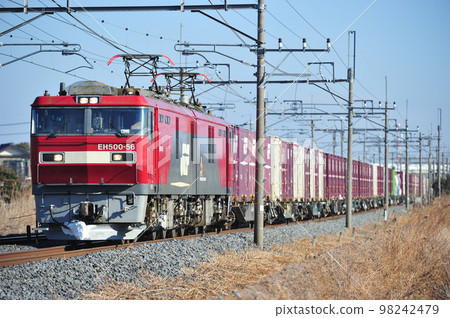 Tohoku Main Line Kurihashi - Higashi Washinomiya JR Freight EH500-56 (Sendai) 98242479